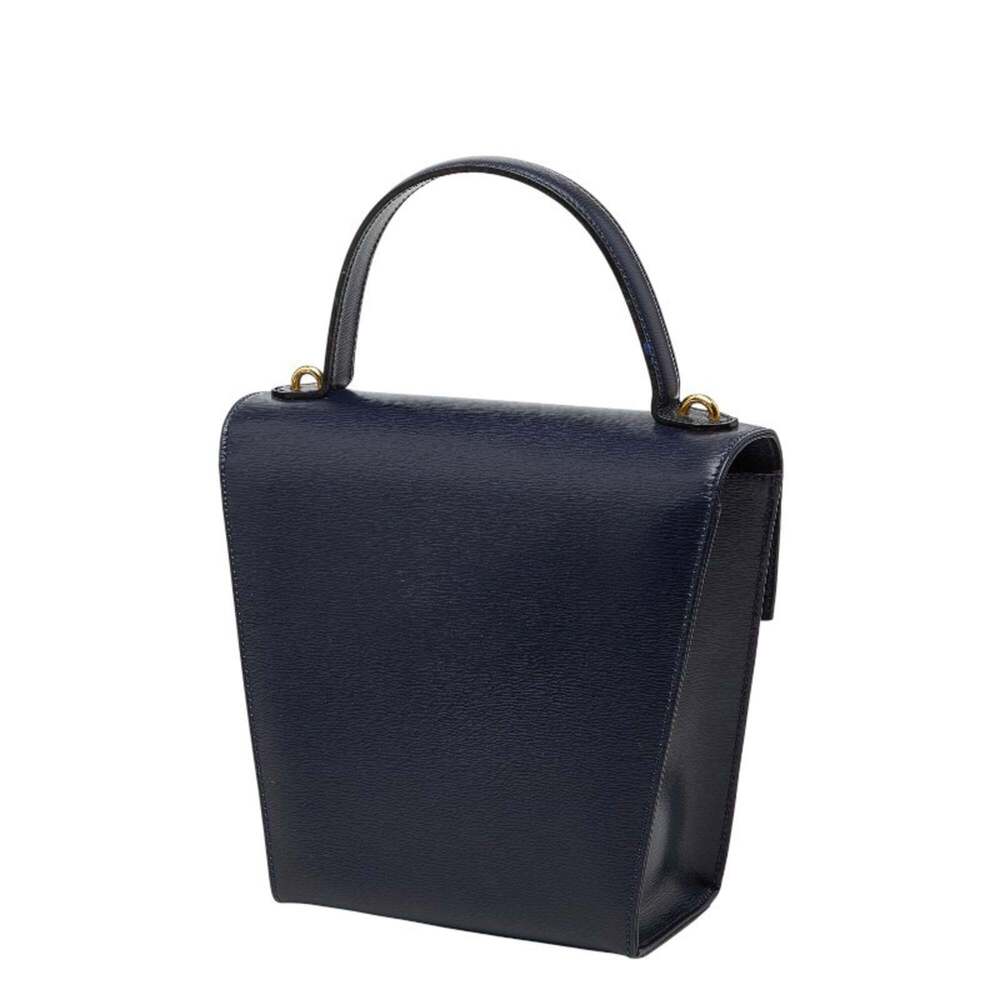 CHRISTIAN DIOR Blue Leather Shoulder Bag - Picture 2 of 11